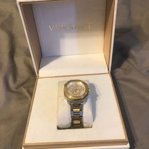 Versace women’s two-tone watch